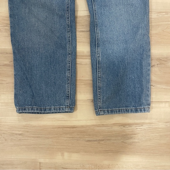 Mango Maternity Straight Jeans in Medium Blue Size 6 - Picture 3 of 9